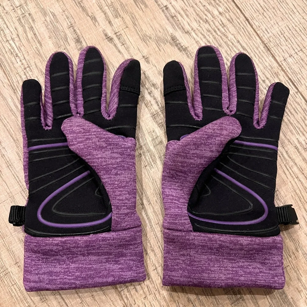 Purple Head' Logo Tech Gloves Kids XS As new condition